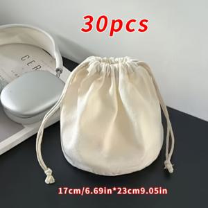 TEMU 30개입 4사이즈 지퍼 선물백 - 드로스트링 잠금, 헤비듀티 탑, 넓은 바닥으로 안정성 보장, 파티, 생일, 기업 행사에 적합 - 사탕, 초콜릿, 소품 포장에 이상적 (선물 포장용)