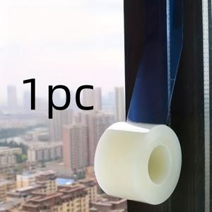 TEMU 겨울 방지 창문 실링 테이프 1롤당 1575.12인치: 바람, 추운 바람, 비, 먼지 방지. 창문 및 에어컨에 적합하며 겨울 단열 효과 제공. 잔여물 없음, 간편한 부착, 바람에 강함