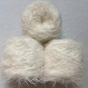 TEMU 3개 팩 = 300g = 510m | 52% 나일론 48% 폴리에스터 속눈썹 털실, 스카프, 스카프, 모자, 스웨터용 멀티컬러 마들링 소프트 터치 얀