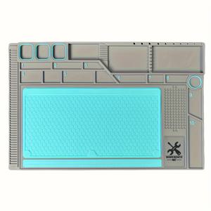 TEMU 전자 제품, 휴대폰 수리용 초대형 내열성 자석 실리콘 납땜 매트 - 비전기식, 내구성 및 쉬운 청소 작업 표면 그리드 디자인으로 정밀한 납땜, 용접, DIY 프로젝트에 적합, 납땜 액세서리, 그리드 패턴 매트, 내열 소재, 용접 액세서리, 전자 기술자, 납땜 솔루션, 스마트폰 수리 액세서리, DIY 주얼리 헬프 로컬 워크숍 디자인 전자 제품