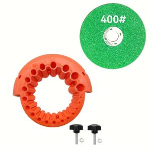 TEMU 2개/세트 다기능 드릴 비트 연마기, 4인치 레진 휠 장착, 2-13mm 드릴 비트에 적합 | 오래된 드릴 비트를 빠르게 리프레시, 효율적인 연마, 간편한 작동 | 매니아 및 전문가에게 비용 절약