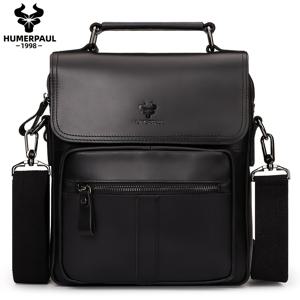 TEMU HUMERPAUL 남성용 빈티지 풀네임 (브랜드) 가죽 크로스바디 슬링백 - 조절 가능한 스트랩 천연소가죽 메신저백, 데일리 커뮤트, 여행 및 캐주얼 사용 - 전문가용 및 승마용 숄더백 (브랜드 가능 여부)