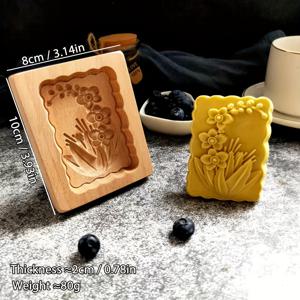 TEMU 나비 난초, 둥근 공 꽃 나무 쿠키 스탬프 - 크리스마스, 할로윈, 데이 휴일 베이킹 성형기 by Cippes