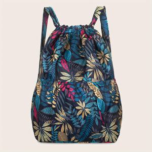 TEMU 드로스트링 백팩 (젖은 물품 수납 공간 포함), 메쉬백, 나일론 소재, 헬스장 쇼핑 스포츠 요가용 백팩|스트링백팩