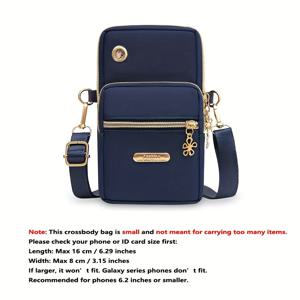 TEMU 여성용 목걸이 스트랩과 손목 지갑이 있는 새로운 패션 크로스바디 미니 폰 백