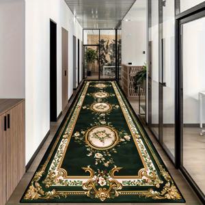 TEMU 1개 [골든 벨벳], 고급스러운 유럽 스타일 호텔 웰컴 롱 카펫, 스타일리시한 세탁기 사용 가능한 매트 (빌라 로비 및 복도용), 회의실용 고품질 카펫, 라운지 영역용 러너 러그