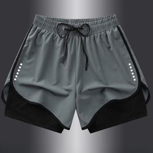 TEMU 남성용 여름 신상 퀵 스포츠 반바지 - 러닝, 피트니스, 트레이닝, 배구용, 삼분의 일 바지, 가볍고 통기성 좋은