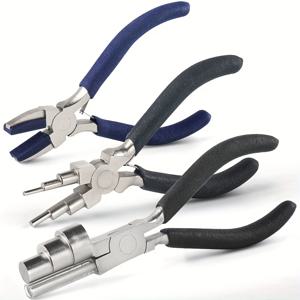 TEMU 플라스틱 헤드 플라이어, 6단 와이어 래핑 플라이어, 대형 헤드 3단 와이어 래핑 플라이어를 포함한 3종 세트. 내마모성 및 녹 방지 기능이 있어 다양한 주얼리 와이어 래핑 작업에 적합합니다.