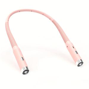 TEMU 3단계 밝기 및 색상 모드가 있는 다용도 목 독서등 - USB 충전식, 편안한 잠자리 독서, 뜨개질 및 공예용 조절 가능한 암 - 책을 사랑하는 사람들을 위한 이상적인 선물