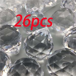 TEMU 26개 아크릴 프리즘 장식 세트 - 집과 창문 장식에 완벽, 결혼식, 약혼식, 생일, 발렌타인데이 축하 행사 및 크리스마스 트리 장식에 적합