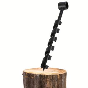 TEMU 스콧 아이 우드 오거 드릴 비트, 1 인치 핸드 오거 렌치 수동 홀 메이커, 전기 없음, 부시크래프트 정착자 기어 백팩 및 캠핑 생존 도구