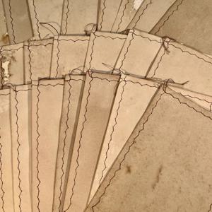 TEMU 10pcs 손으로 염색된 커피 종이, 자수 실 마크가 있는 빈티지 저널링 배경 종이, 매트 핏, 컬라주 및 장식용, 저널링 용품|빈티지 저널링 종이|염색 종이 효과, 저널링 액세서리