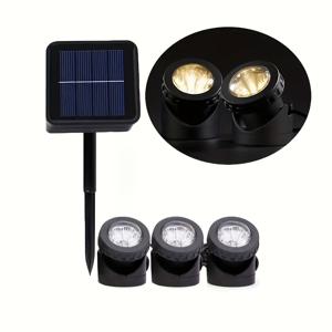 TEMU 태양광 연못 , IP65 LED 태양광 수중조명 잠수함 조경 보안 조명, 야외 파티오 정원 분수 연못용 (1개/2개/3개)