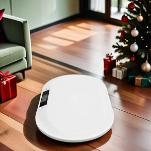 TEMU 고정밀 20kg-1g 스마트 저울, 곡선형 플랫폼 및 눈금 포함 - 강아지, 고양이용, 최대 44파운드/20kg 무게 측정 | 배터리 구동, 배터리 미포함 | 펫 저울 | 디지털 디스플레이 저울