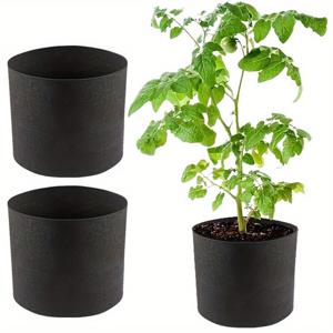 TEMU 씨앗 배지, 성장 배지, 통기성 식물 성장 배지에 적합하여 나무와 꽃을 재배하는 데 이상적인 3개 세트. 감자, 토마토 등 다양한 식물을 재배하는 데 적합하며 실내 및 실외 가꾸기에 적합합니다.