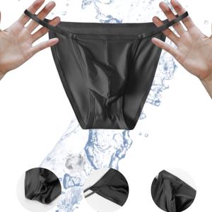 TEMU 1개 남성용 세미시어 아이스 참 언더웨어 - 통기성 빠른 건조 매끄러운 소재, 아이스 쿨링 기술이 적용된 무봉제 복서 브리프 (체육관, 러닝, 트레이닝 및 캐주얼 착용) - 24시간 편안함, 루즈핏 (사이즈/동일 사이즈/업사이즈) - 스타일리쉬한 스포츠 속옷, 가벼운 소재, 피트니스 애호가를 위한 액티브 라이프스타일 남성용 바지