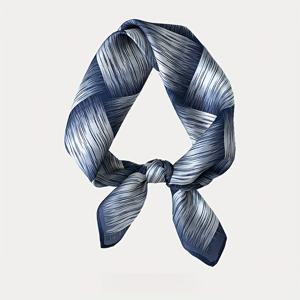 TEMU 빈티지 체크무늬 & 꽃무늬 프린트 남성 스카프 - 가벼우며 따뜻한 사탕 넥 랩, 우아한 보우타이 디자인 - 스타일, 바람에 내지않고 다용도로 사용 가능, 머리띠나 스카프로도 사용 가능, 여성용 스카프