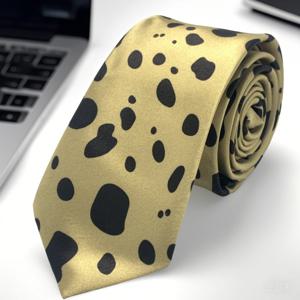 TEMU 1개 남녀공용 봄/여름 대학 스타일 프린트 넥타이, 가을/겨울 도트 스카프, 학생 애니메이션 코스플레이 액세서리, 생일 선물 졸업 기념품, 와일드 패션 보우타이