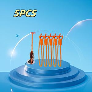 TEMU 배수구 청소 도구 5개 세트 - 강력한 머리카락 & 이물질 제거용 스네이크 - 샤워기, 욕조, 싱크대 배관용 - 플라스틱 & PVC 배수관에 적합, DIY 배수구 유지보수