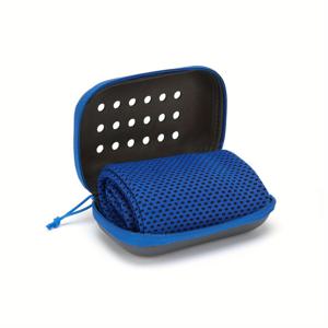 TEMU 박스형 시원한 수건, 스포츠 아웃도어 냉각 피트니스 수건, 편리한 보관 및 운송, 땀 흡수 빠른 건조 시원한 수건, 수건, 수건, 사시, 헤드 스카프