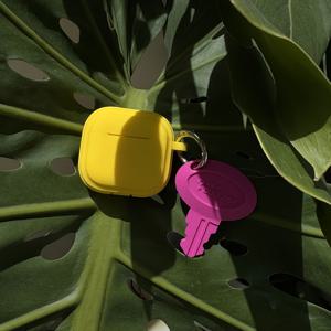 TEMU CASEWAFEE 에어팟 프로 2, 에어팟 4세대 & 에어팟 프로 3용 오리지널 보호 케이스 - 도파민 컬러 실리콘 커버