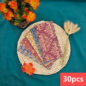 TEMU 30/60개 유럽 스타일 패턴 자체 밀봉 봉투 - 8.66In*4.33In - 우아한 빈티지 생일 및 웨딩 파티 초대장 봉투