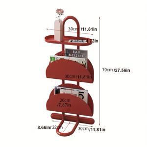 TEMU 소파 사이드 테이블, 침대 옆 선반, 코너 사이드 테이블, 거실 발코니 커피 테이블, 크림 스타일 잡지 신문 거치대, 침실 거실 책장 수납 선반, 커피 테이블 수납 박스, 소파 이동식 수납 선반, 침대 옆 커피 테이블 책장