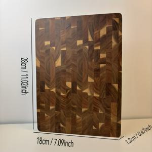 TEMU 나무 도마 1개 - 스타일리시한 긴 손잡이 주방용 도마, 고기, 치즈, 빵, 야채, 과일용 - 샤르퀴트리 및 치즈 서빙 보드, 고급 슬라이싱 및 디스플레이에 완벽, 휴대용 캠핑 도마, 모던 홈과 러스틱 주방에 필수, 어버이날 선물, 웨딩 시즌 주방용품