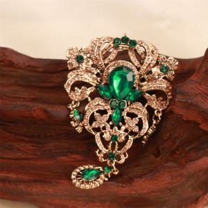 TEMU 바로크 럭셔리 아름다운 꽃 속이 빈 술 장식 남녀 브로치 핀, 주얼리 액세서리, 결혼식 휴일 파티 커플 선물