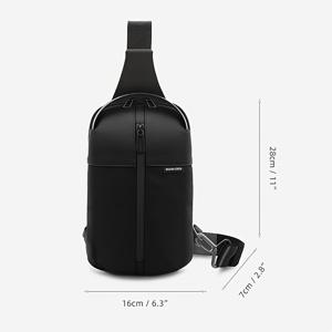 TEMU 클래식 트렌디 캐주얼 커뮤터 크로스바디백, 대학생용 숄더 웨이스트백, 스무스 지퍼와 하드웨어 버클이 있는 멀티펑셔널 캐주얼 체스트백, 멀티포켓, 남성용 소형 백팩, 아웃도어 휴가 파티용, 발렌타인데이 선물로 이상적