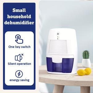 TEMU 컴팩트 USB 제습기, USB 전원, 원터치 조작. 5-15㎡ 공간에 적합, 이동이 간편. 물탱크 가득 차면 자동 종료, 저소음 작동. 사무실, 침실, 옷장에 이상적