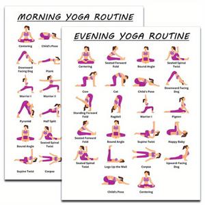 TEMU 아침과 저녁 요가 루틴 플로우 - 8x10