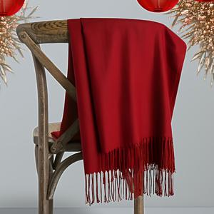 TEMU 여성용 우아한 소프트 따슬 스카프 - 겨울, 결혼식, 크리스마스, 선물용 럭셔리 중립 컬러 랩 - 세련된 파티 & 일상 액세서리 - 손세탁/드라이클리닝 가능 - 일본/한국 스타일 패션 스카프