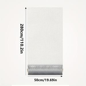 TEMU 10롤 50cm×280cm/19.69×110.24인치 두꺼운 접착식 화이트 XPE 벽 스티커, 1.5mm 두께 | 실내 배경 벽 변신 장식 벽지 | DIY 장식, 쉬운 설치, 커팅 가능 | 침실, 서재, 거실 벽 리모델링에 적합