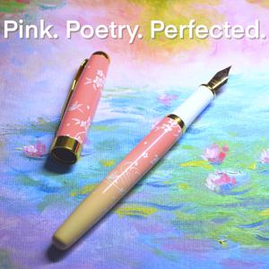 TEMU 일본 스타일 벚꽃 디자인의 우아한 금속 만년필 – 캘리그래피, 저널링, 드로잉 & 스케치용, 완벽한 선물, 다듬기 펜, 일본풍 펜, 리필 가능, 부드러운 필기감, 미세한 팁, 작가 및 학생을 위한 필기 도구