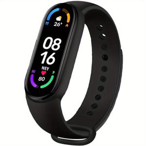 TEMU Xiaomi Mi Band 7/6/5/4/3용 손목 밴드, 단색 디자인, 안정적인 고정 장치, 방수 기능 제공.