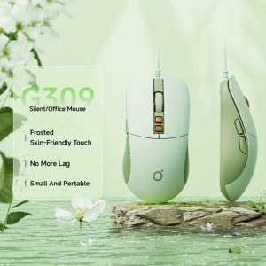 TEMU EWEADN 유선 캐주얼 마우스 | LED 백라이트로 조용하고 스타일리시함, 광학 마우스, 양손잡이용, 일상 작업 및 게이밍에 적합, 가정 및 사무실 사용을 위한 편안하고 휴대 가능한 디자인, 노트북 및 데스크탑에 적합