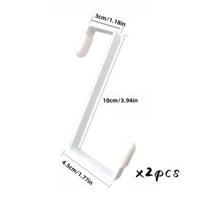 TEMU 2개/4개 신형 도어 후크, 휴대용 멀티펑셔널 무드릴 백팩 걸이 - 문/캐비닛/옷장용, 헤드폰, 우산, 가방, 열쇠, 간식봉지, 옷 등에 이상적