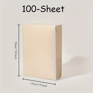 TEMU 100매/200매/300매 무광 드로잉 용지 - 사무실, 학교 및 스튜디오에 적합, 부드럽고 고품질의 스케치 용지는 전문적인 미술 및 글쓰기에 필수적이며 내구성이 뛰어나고 다용도 문구류, 미술 용품입니다.|편지지