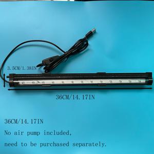 TEMU USB 다이빙 수족관 조명 - IPX8, 산소 공급용 버블홀 및 화려한 그라데이션 기능이 있는 에너지 절약형 어항 램프