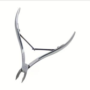 TEMU 날카로운 곡선 날이 달린 전문가용 헤비 듀티 큐티클 가위 - 가정용, 미용실 및 발 관리에 적합한 스테인리스 스틸 손톱깎이 - 큐티클 및 손톱 관리를 위한 정밀 도구 (1개), 미용실 장비, 인체공학적 디자인