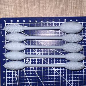 TEMU 클레이 조각 도구 세트 - 타원형 몰드 패턴, DIY 공예, 폴리머 클레이 및 세라믹 몰드, 수공예, 조각 클레이 도구