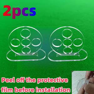 TEMU 2개입 당구 훈련 보조 장치 - 스누커 모션 교정 도구, 아크릴 내성 소재, 정확도 및 기술 향상, 풀 플레이어에게 적합, 풀 액세서리