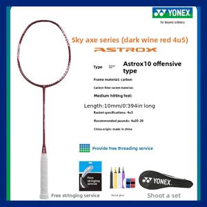 TEMU 요넥스 에어오기어 시리즈 배드민턴 라켓 AX10GC - 카본 파이버 배드민턴 라켓 - 전문가용 경량, 초박형 샤프트, 강화된 파워와 컨트롤을 위한 풀 카본 프레임, 초보자부터 고급자까지, 훈련 및 경쟁 선수용, 스포츠 장비, 정교한 디자인, 현대적인 스포츠 기어, 미끄럼 방지 그립, 토너먼트 레벨, 크리스마스, 할로윈을 위한 이상적인 선물