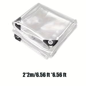TEMU 눈부신 눈부심 방지 PVC 타포린, UV 저항, 방풍, 찢김 방지, 강화된 가장자리, 눈부심 방지 디자인, 온실, 파티오, 정원, 캠핑, 차량 커버 및 야외 햇빛 가리개에 적합