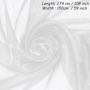 TEMU 고밀도 광택 오간자 원단, 가볍고 투명한 질감, 스타일링 플래닝, 플로럴 , 웨딩 베일, 홈 , 선물 포장, 파티 장식, 핸드메이드 DIY에 적합. 1야드, 3야드, 6야드 사이즈. 고품질 반짝이는 직물, 재봉 및 핸드메이드 프로젝트에 적합