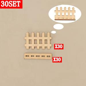 TEMU 30세트 목재 펜스 장식 DIY 페인팅 데코 홈 데코 가든 데코 미니 펜스 장식 생일 결혼식 테마 파티 장식 룸 데코 휴일 장식 크리스마스 새해 추수감사절 할로윈 장식 시골 결혼식 코티지 장식 가든 장식 봄 파티 장식 휴일 기념품 선물