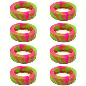 TEMU 새로운 수하물 보호 커버, 8개 세트 수하물 바퀴 충격 방지 보호 커버, 수하물 바퀴 보호 커버