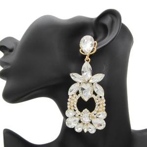 TEMU 패션 럭셔리 웨딩 귀걸이 여성용 인조 대형 귀걸이 라인스톤 귀걸이 크리스마스 새해 선물 주얼리 도매