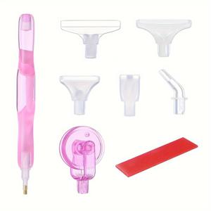 TEMU 5D 페인팅 펜 도구 키트, 수지 포인트 드릴 클레이, 멀티플레이서 팁, 롤러 - 플라스틱 DIY 아트 액세서리 세트